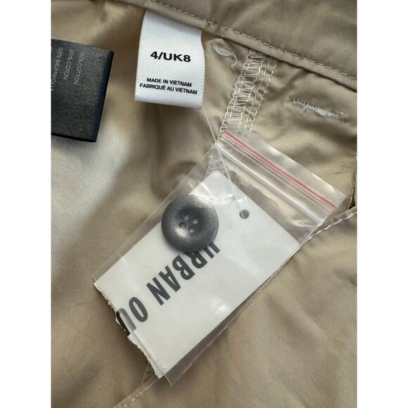 BDG Rih Baggy Cargo Pant NWT Sz 4 Barrel Leg Cotton Elastic Waist 90s Y2K - Picture 5 of 13